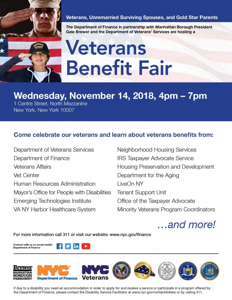 Flushing House Veterans Benefits Fair