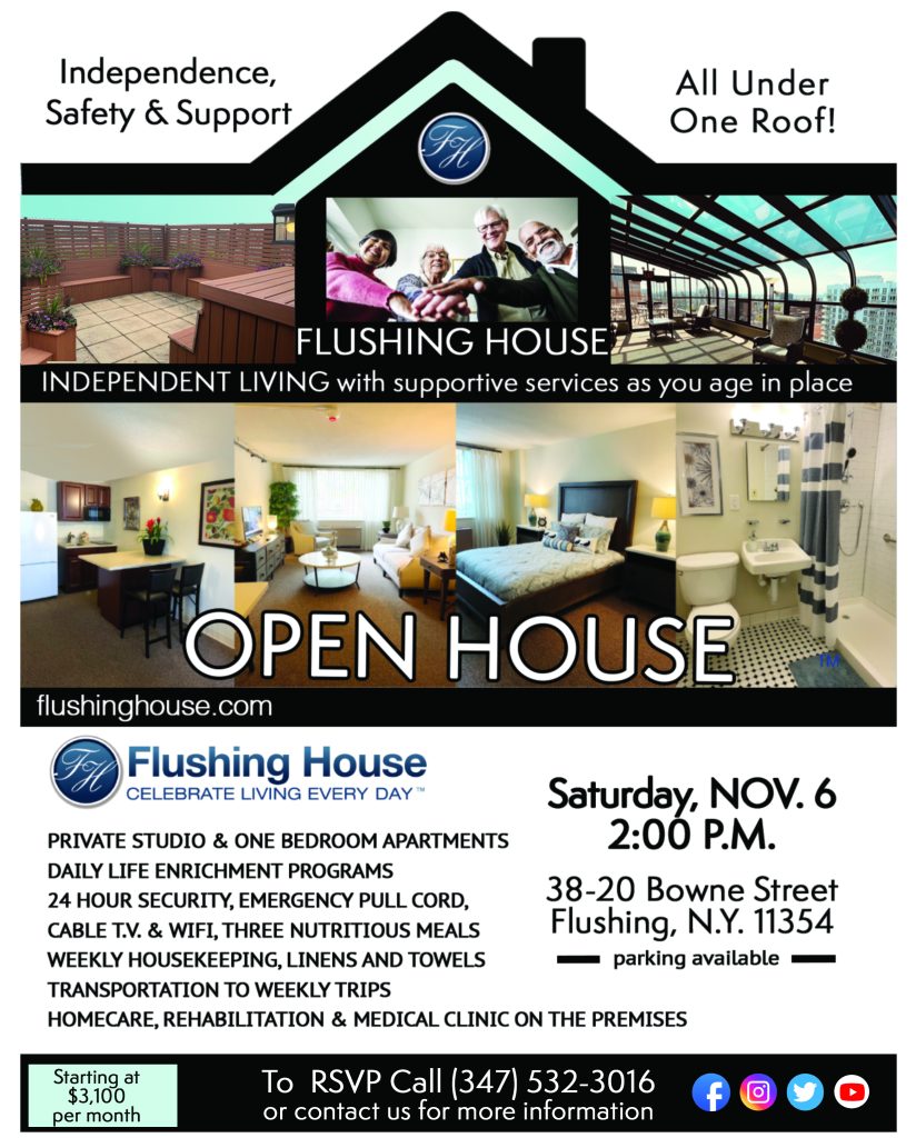 Flushing House - November Open House Announced